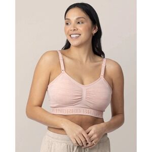Kindred Bravely Sublime Pumping Nursing Bra Pink Heather XL NWT